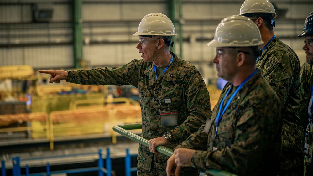 U.S. Marines and Sailors Visit Textron System Facilities