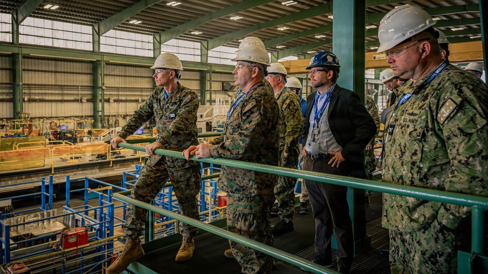 U.S. Marines and Sailors Visit Textron System Facilities