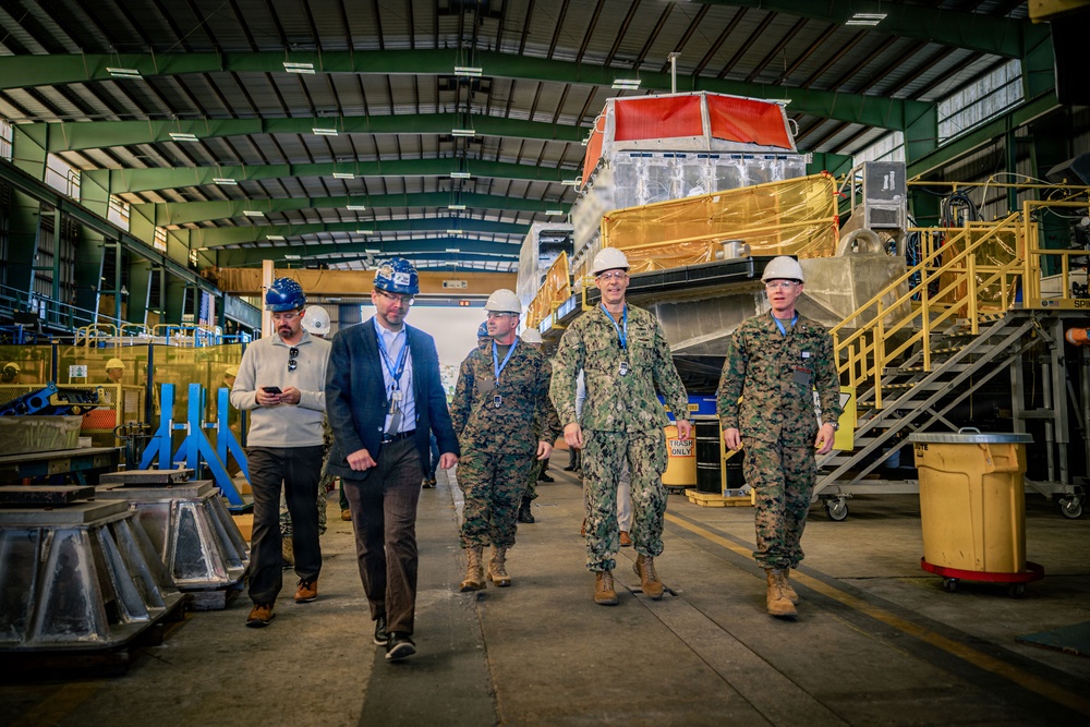 U.S. Marines and Sailors Visit Textron System Facilities