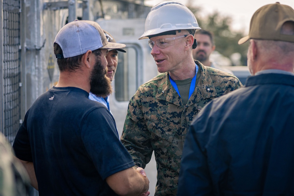 U.S. Marines and Sailors Visit Textron System Facilities