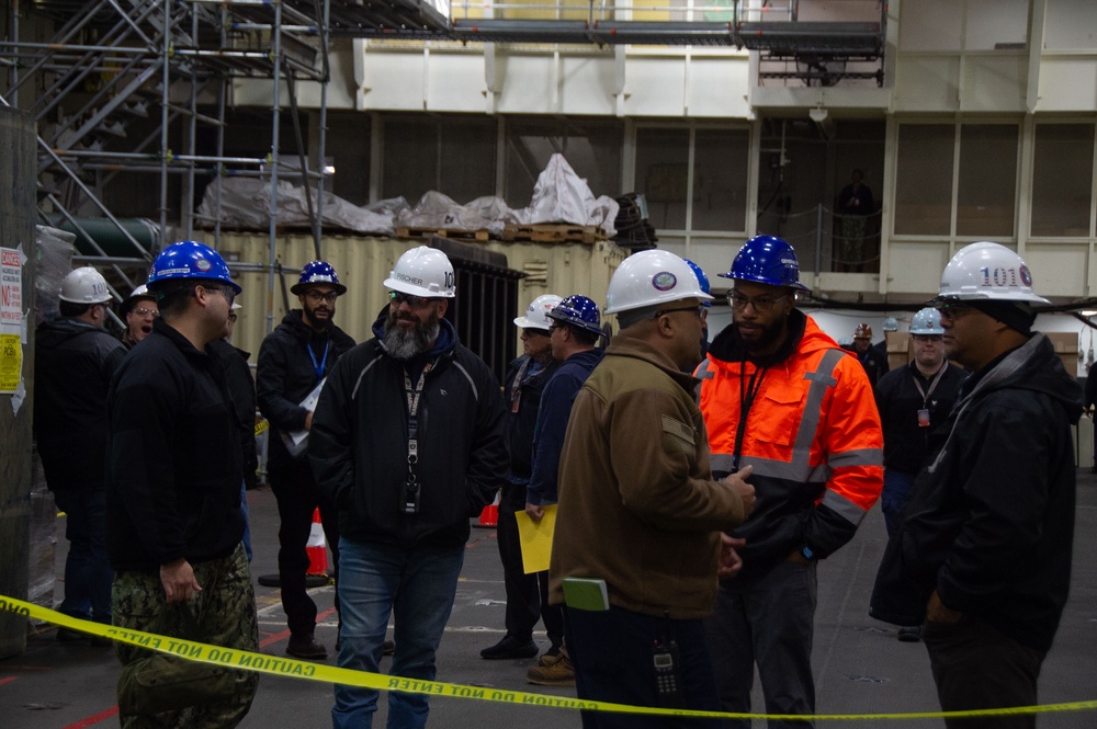 USS Ronald Reagan Sailors conduct daily operations.