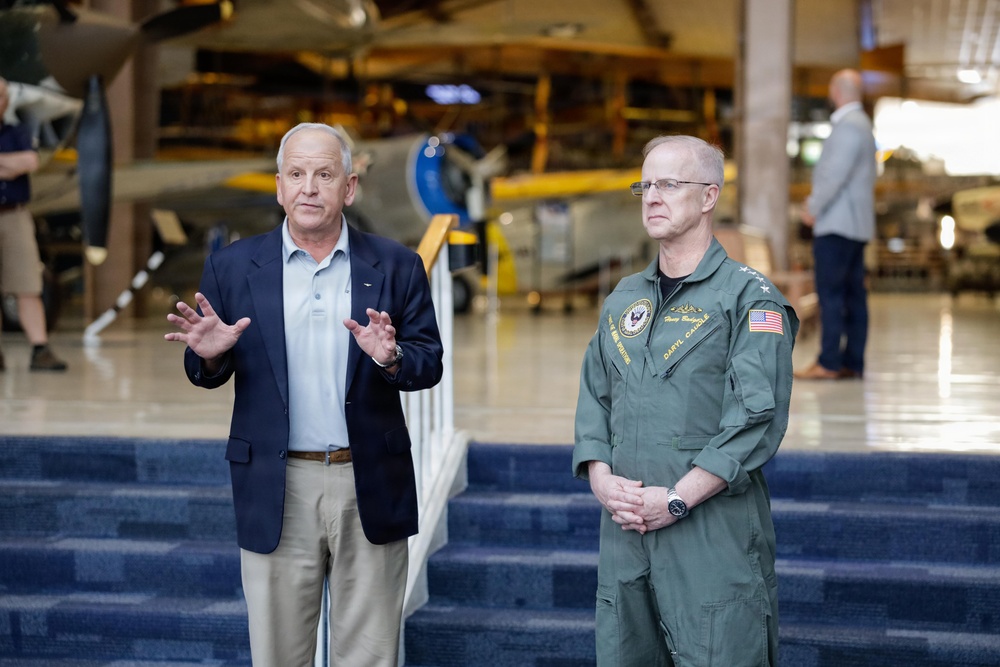 Chief of Naval Operations Adm. Caudle holds All Hands Call onboard Naval Air Station Pensacola