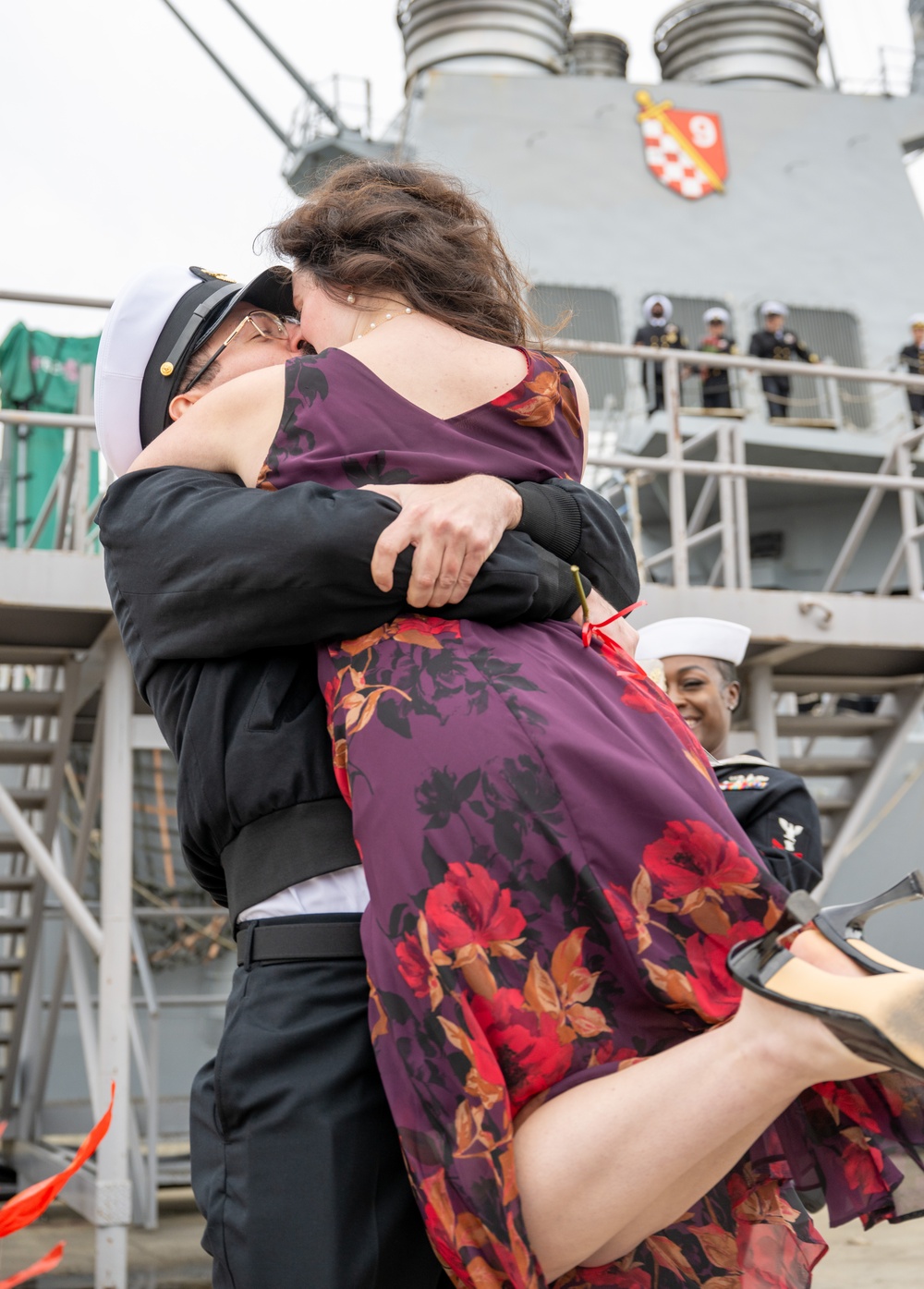 USS Fitzgerald Returns to Naval Base San Diego