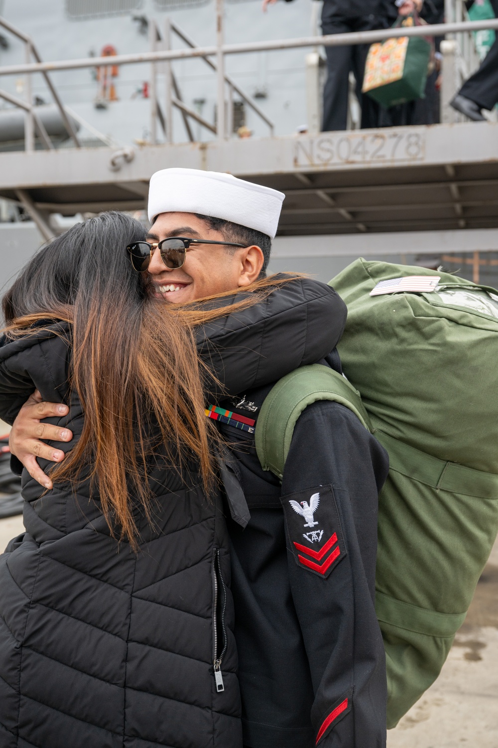 USS Fitzgerald Returns to Naval Base San Diego