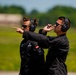 F-22 Raptor Aerial Demonstration Team performs at the Airpower Over Hampton Roads Airshow 2025