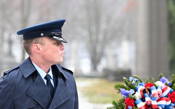 New York Air Guard's 107th Attack Wing helps commemorate 13th U.S. President's birthday