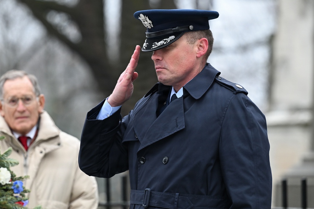 New York Air Guard's 107th Attack Wing helps commemorate 13th U.S. President's birthday