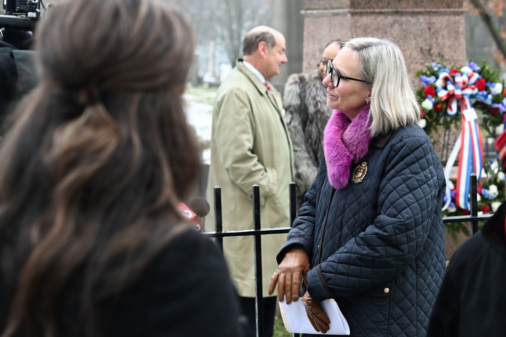 New York Air Guard's 107th Attack Wing helps commemorate 13th U.S. President's birthday