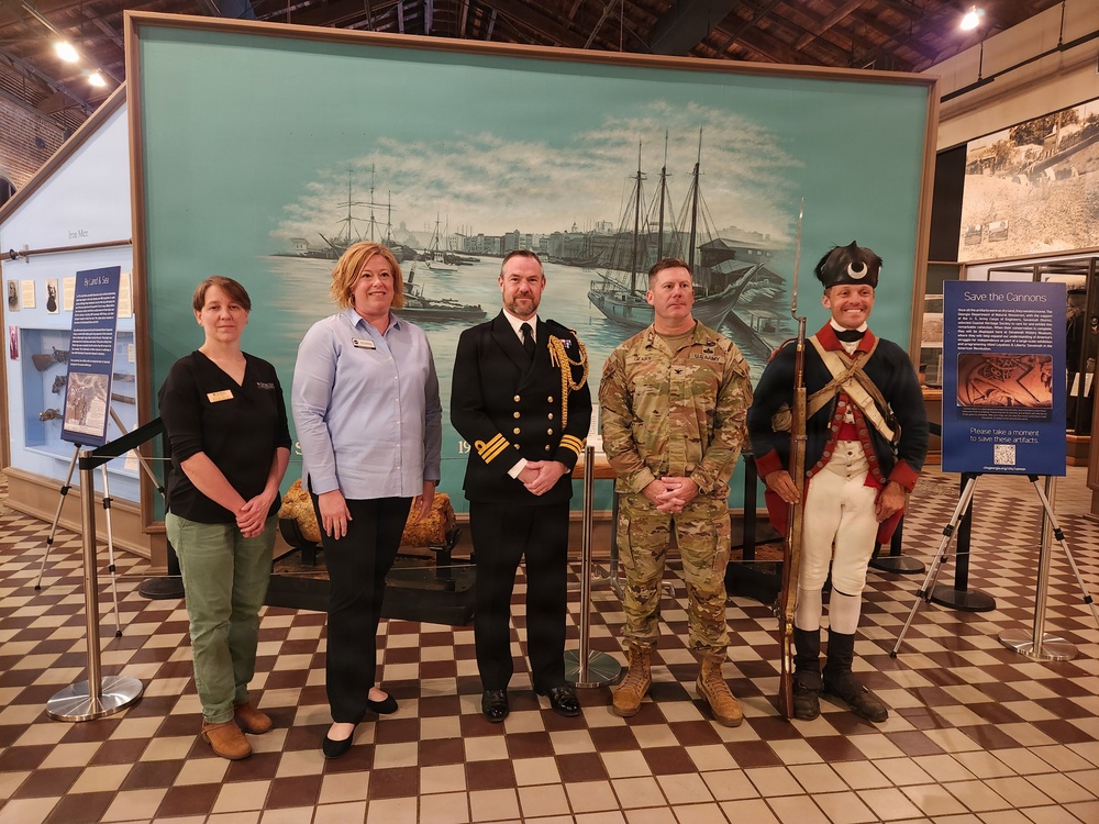 Signing Ceremony Revolutionary Cannon