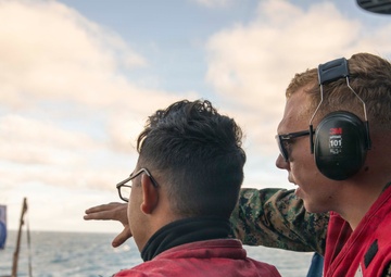 Makin Island Conducts Underway Live Fire Exercise