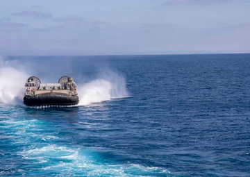 U.S. Marines Disembark U.S.S. Makin Island
