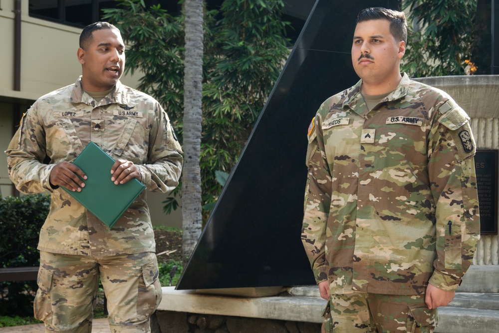 94th AAMDC NCO Promotion Ceremony