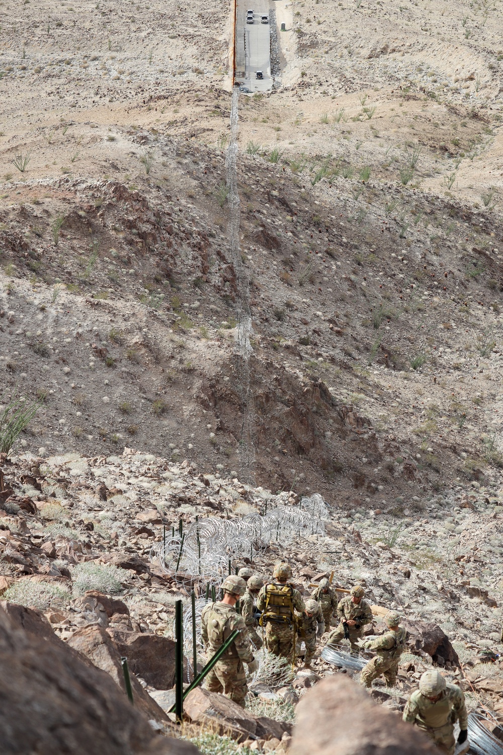 El Centro c-wire emplacement