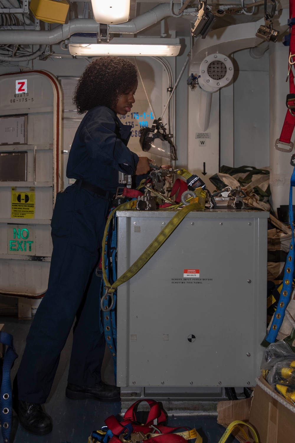 Abraham Lincoln conducts routine operations