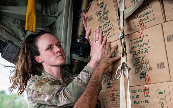 C-130J team delivers humanitarian aid in Jaffna, Anuradhapura