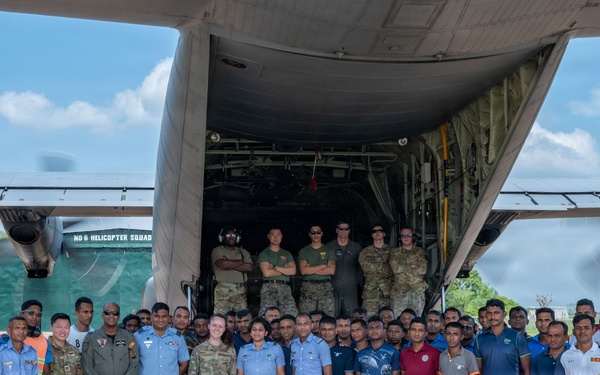 C-130J team delivers humanitarian aid in Jaffna, Anuradhapura