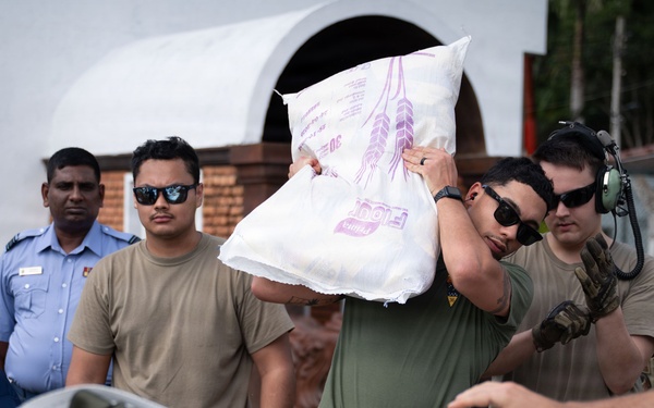 C-130J team delivers humanitarian aid in Jaffna, Anuradhapura