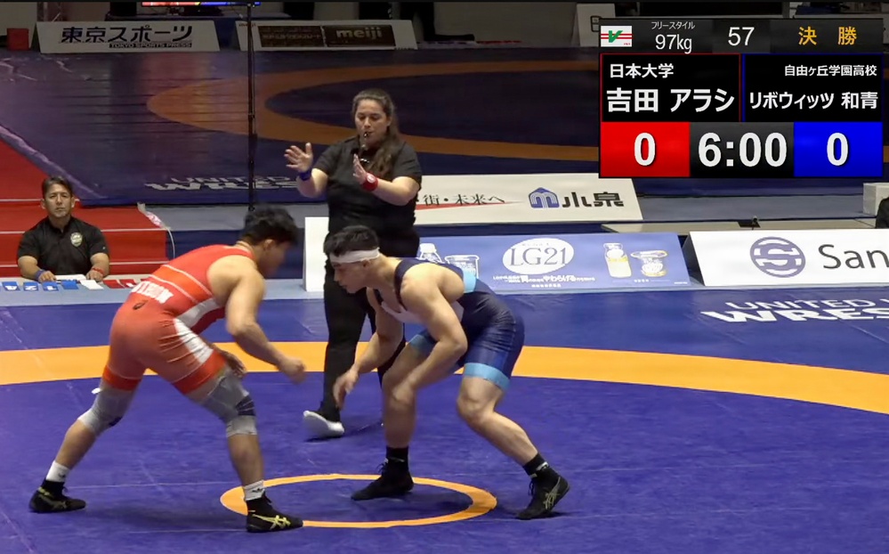 35th FW Member Supports Japan’s National Wrestling Trials