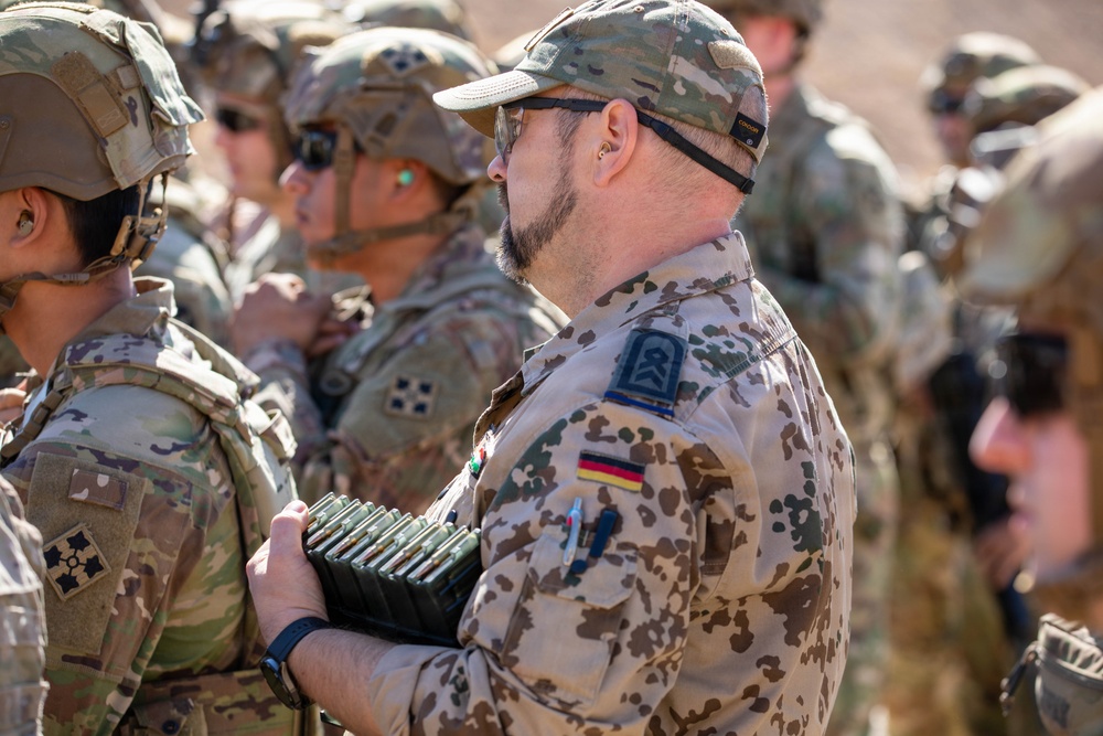 U.S., German Soldiers Enhance Readiness and Partnership During Schützenschnur Qualification at Beneswala Range