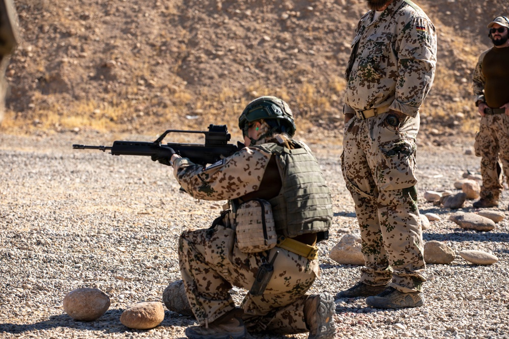U.S., German Soldiers Enhance Readiness and Partnership During Schützenschnur Qualification at Beneswala Range