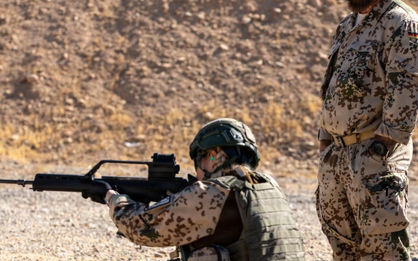 U.S., German Soldiers Enhance Readiness and Partnership During Schützenschnur Qualification at Beneswala Range