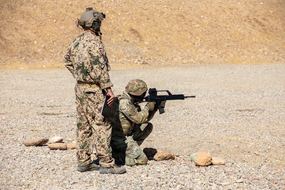 U.S., German Soldiers Enhance Readiness and Partnership During Schützenschnur Qualification at Beneswala Range