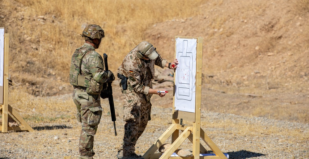 U.S., German Soldiers Enhance Readiness and Partnership During Schützenschnur Qualification at Beneswala Range