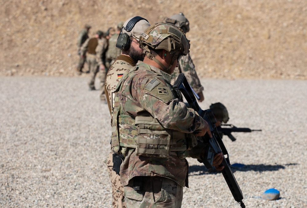 U.S., German Soldiers Enhance Readiness and Partnership During Schützenschnur Qualification at Beneswala Range