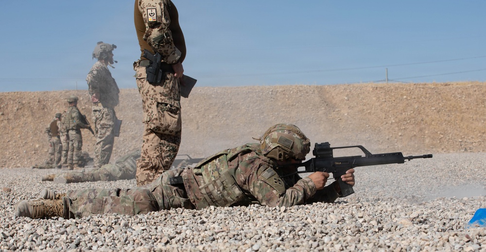 U.S., German Soldiers Enhance Readiness and Partnership During Schützenschnur Qualification at Beneswala Range