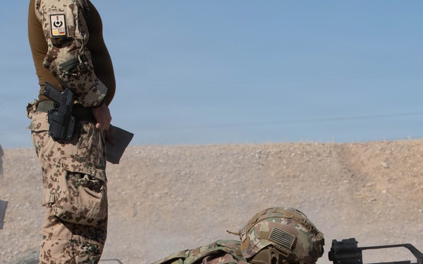 U.S., German Soldiers Enhance Readiness and Partnership During Schützenschnur Qualification at Beneswala Range