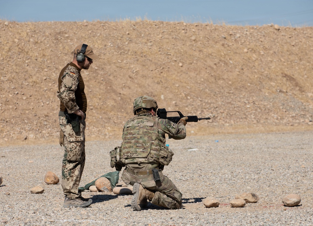 U.S., German Soldiers Enhance Readiness and Partnership During Schützenschnur Qualification at Beneswala Range
