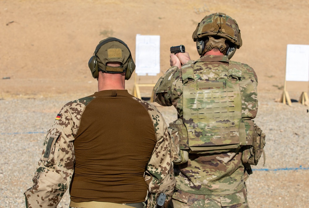 U.S., German Soldiers Enhance Readiness and Partnership During Schützenschnur Qualification at Beneswala Range