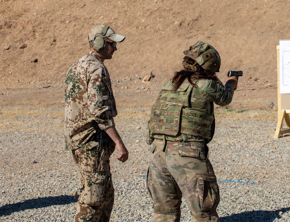 U.S., German Soldiers Enhance Readiness and Partnership During Schützenschnur Qualification at Beneswala Range