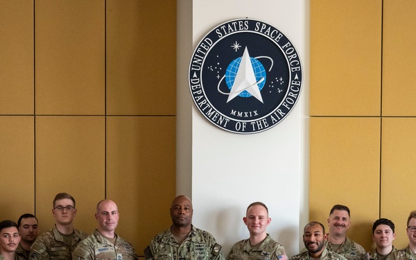 Fleet Compton visits SPACECENT personnel in the CENTCOM AOR