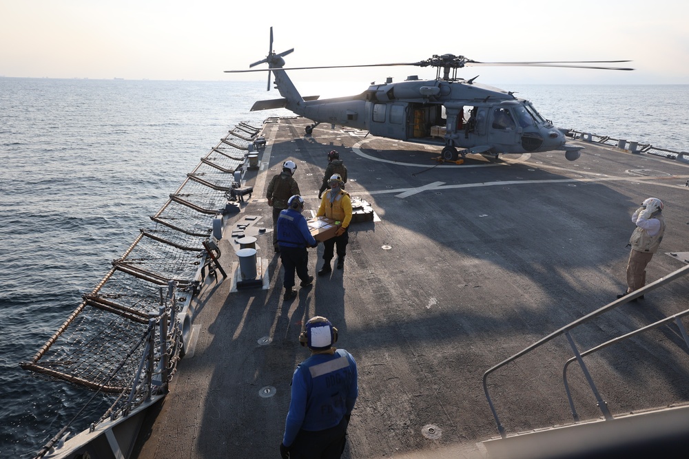 USS McFAUL Conducts Flight Operations