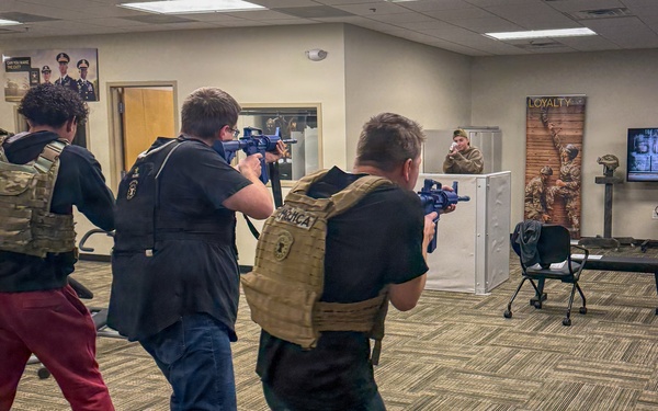 Future Soldiers conduct room clearing training at North Hills Station