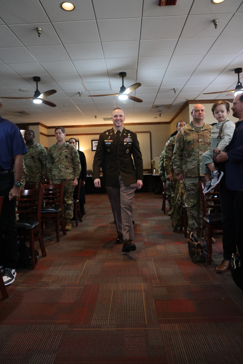 Colonel Merlin Kynaston's Promotion Ceremony