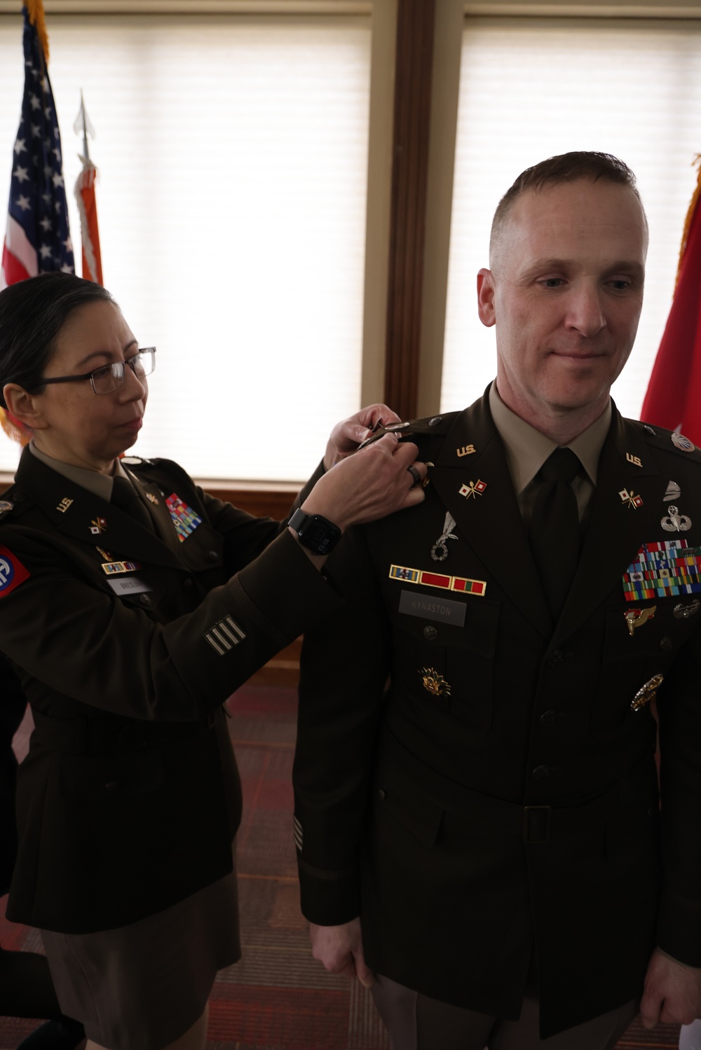 Colonel Merlin Kynaston's Promotion Ceremony