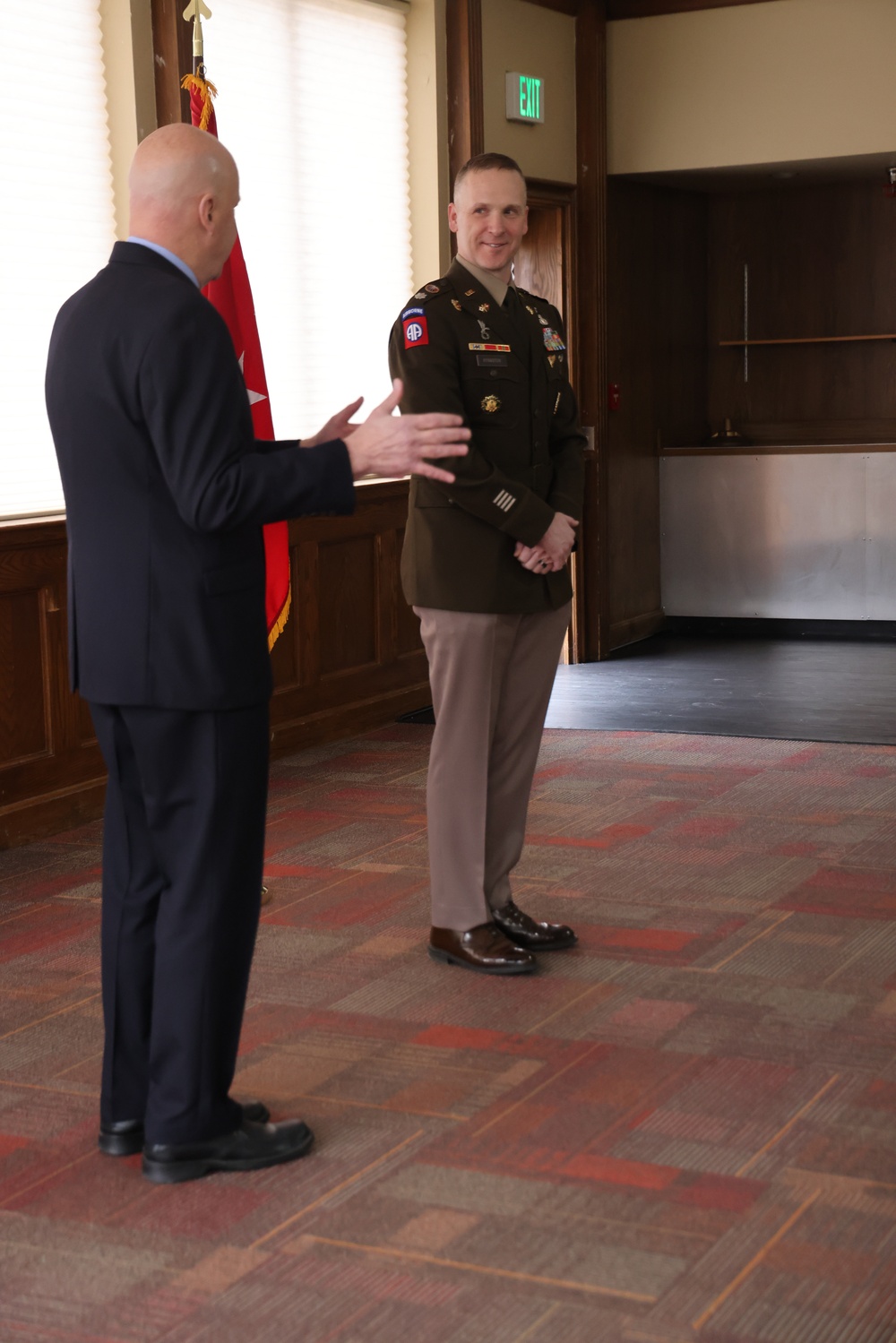 Colonel Merlin Kynaston's Promotion Ceremony