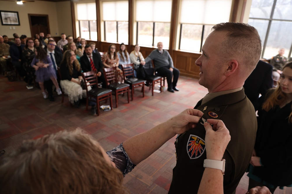 Colonel Merlin Kynaston's Promotion Ceremony