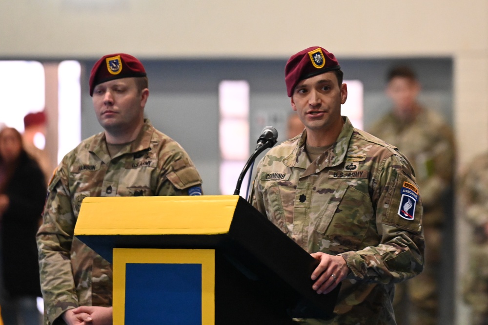 1-91 CAV Reflagging To 3-504 PIR