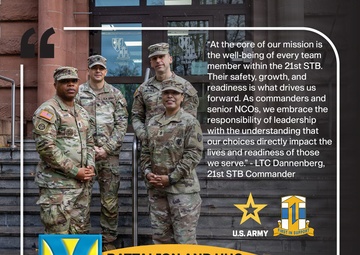 21st TSC Heroes of the Week, 21st Special Troops Battalion and Headquarters and Headquarters Company command team