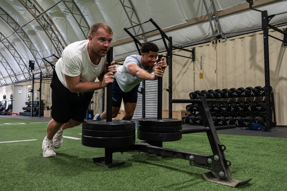 Exercise Bolt &amp; Dagger physical training