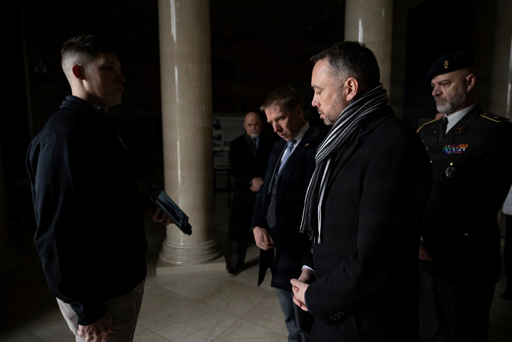 Belgian Deputy Prime Minister and Minister of Foreign Affairs Maxime Prévot Visits ANC for the 81st Battle of the Bulge Commemoration Ceremony