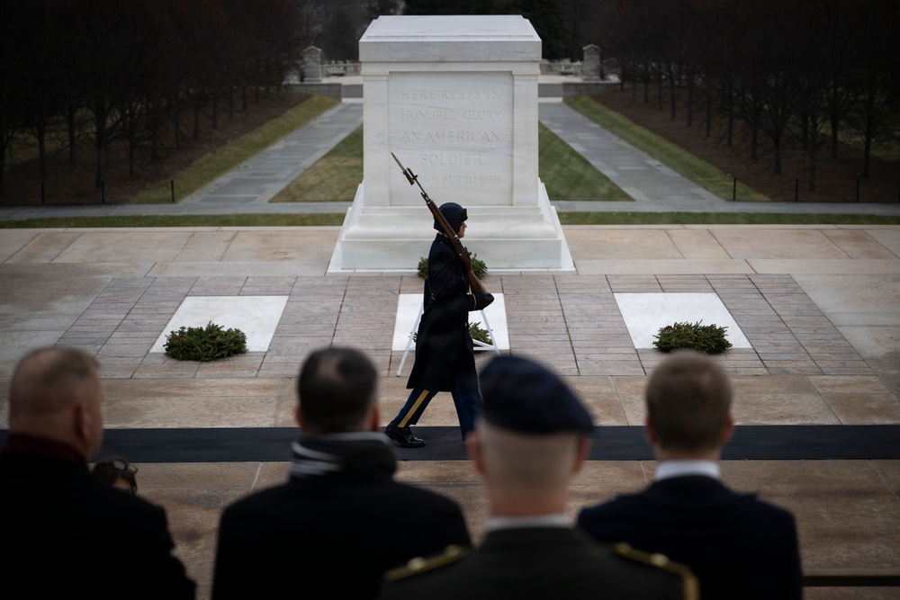 Belgian Deputy Prime Minister and Minister of Foreign Affairs Maxime Prévot Visits ANC for the 81st Battle of the Bulge Commemoration Ceremony