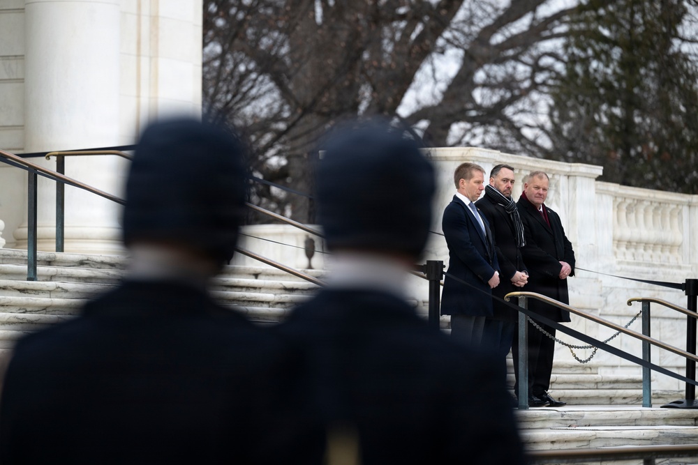 Belgian Deputy Prime Minister and Minister of Foreign Affairs Maxime Prévot Visits ANC for the 81st Battle of the Bulge Commemoration Ceremony