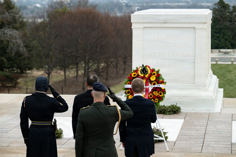 Belgian Deputy Prime Minister and Minister of Foreign Affairs Maxime Prévot Visits ANC for the 81st Battle of the Bulge Commemoration Ceremony
