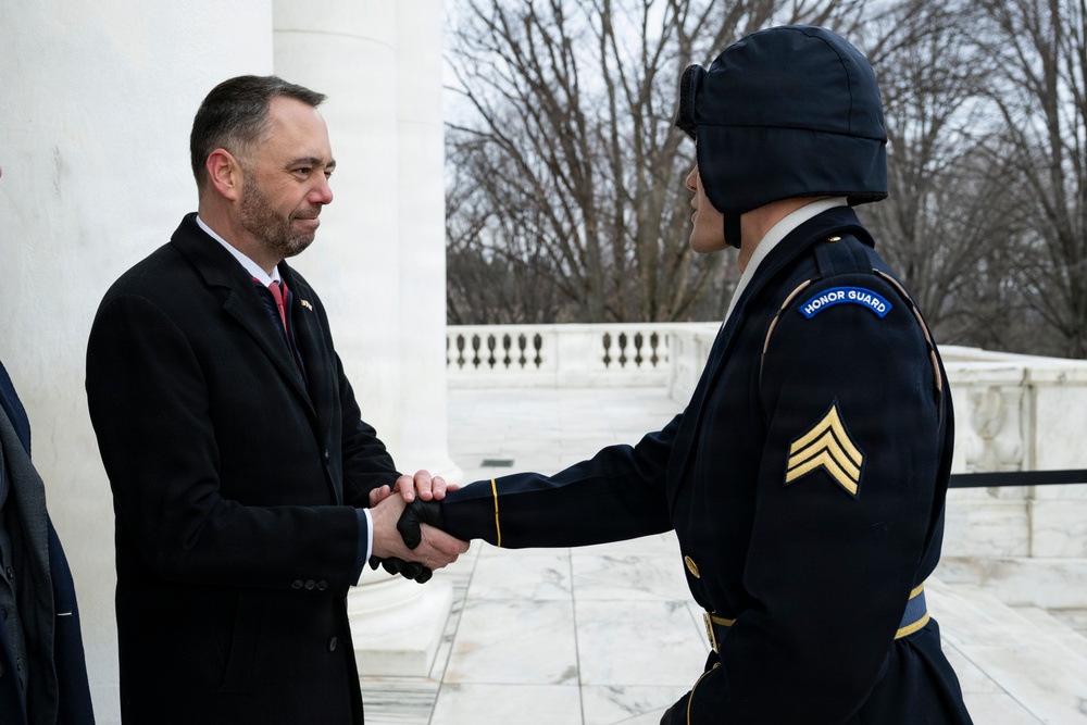 Belgian Deputy Prime Minister and Minister of Foreign Affairs Maxime Prévot Visits ANC for the 81st Battle of the Bulge Commemoration Ceremony