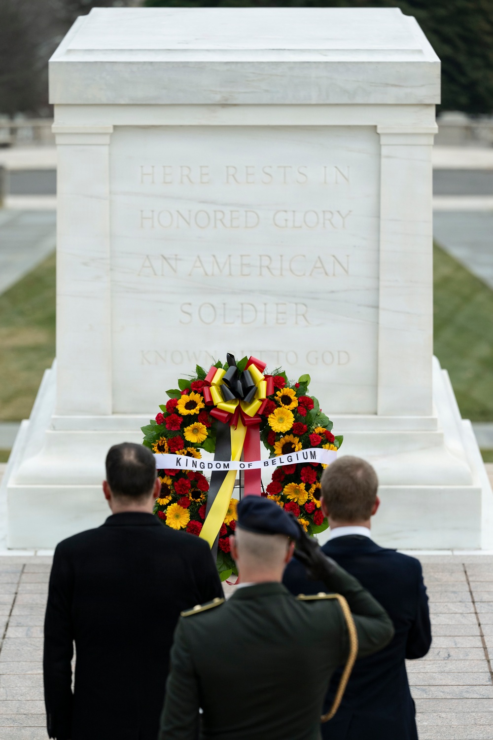 Belgian Deputy Prime Minister and Minister of Foreign Affairs Maxime Prévot Visits ANC for the 81st Battle of the Bulge Commemoration Ceremony