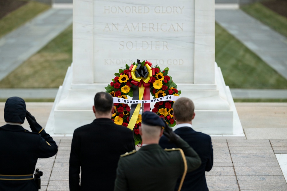 Belgian Deputy Prime Minister and Minister of Foreign Affairs Maxime Prévot Visits ANC for the 81st Battle of the Bulge Commemoration Ceremony